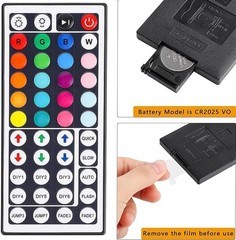 Dynamic 44 Key RGB Remote Control for LED Light Strips – Wireless & Versatile