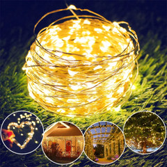 USB Twinkle LED String Fairy Lights 200/300LED Copper Wire Party Decor W/ Remote