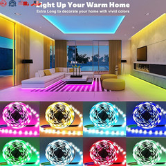 Tiras LED Luces Decoracion RGB Para Cuarto Habitacion Kit Sala 100 Pies Nuevo