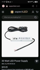 Lot of 3 Professional LED Light Strips W/ 4 Power Supplies New