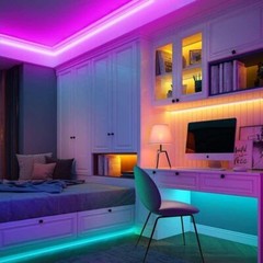 16ft 100ft LED Strip Light Music Sync Bluetooth 5050 RGB Room Light w/ Remote US