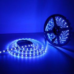 Waterproof 5M 5050 RGB 300 LED Strip Light Black PCB + 20Key IR Music Controller