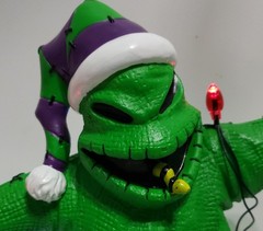 Disney The Nightmare Before Christmas Oogie Boogie Light-Up Garden Statue