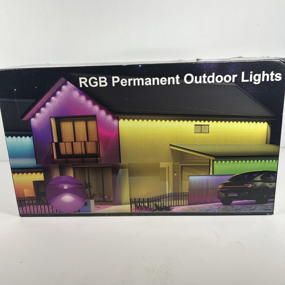 Fussion 200ft Permanent Outdoor Lights for House, 2025 Smart RGB LED Outside …