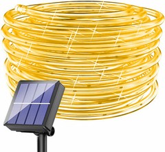 50/100/200/300 LED Solar Rope Lights for Camping Fence Patio Garden Decoration