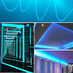5V USB COB LED Strip Lights with Dimmable Switch,6.56Ft/2M,Ice Blue,320Leds/M,8M