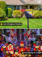 Solar Christmas Lights Outdoor 4 Pack 132FT 400LED String Lights Multicolor | Au