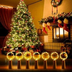 10 X Wine Bottle String Light 20 LED Stopper Cork Shaped Night Decor Fairy Light