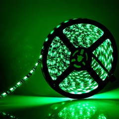 5M RGB LED Strip Light Waterproof Black Roll 300 LEDs Color Changing Tape Light