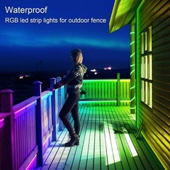 200ft Waterproof LED Strip Lights – Bluetooth App, Music Sync RGB, Outdoor Use