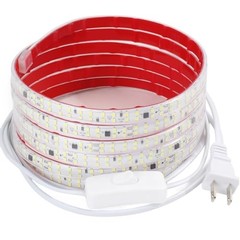 16.4FT LED Strip Light AC 110V-120V LED Rope Lights 16.4ft Cold White 6000K
