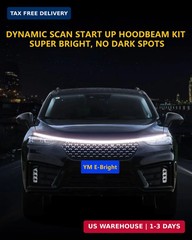 YM E-Bright Led Hood Light Strip Exterior Led Strip Lights for Cars Waterproof F