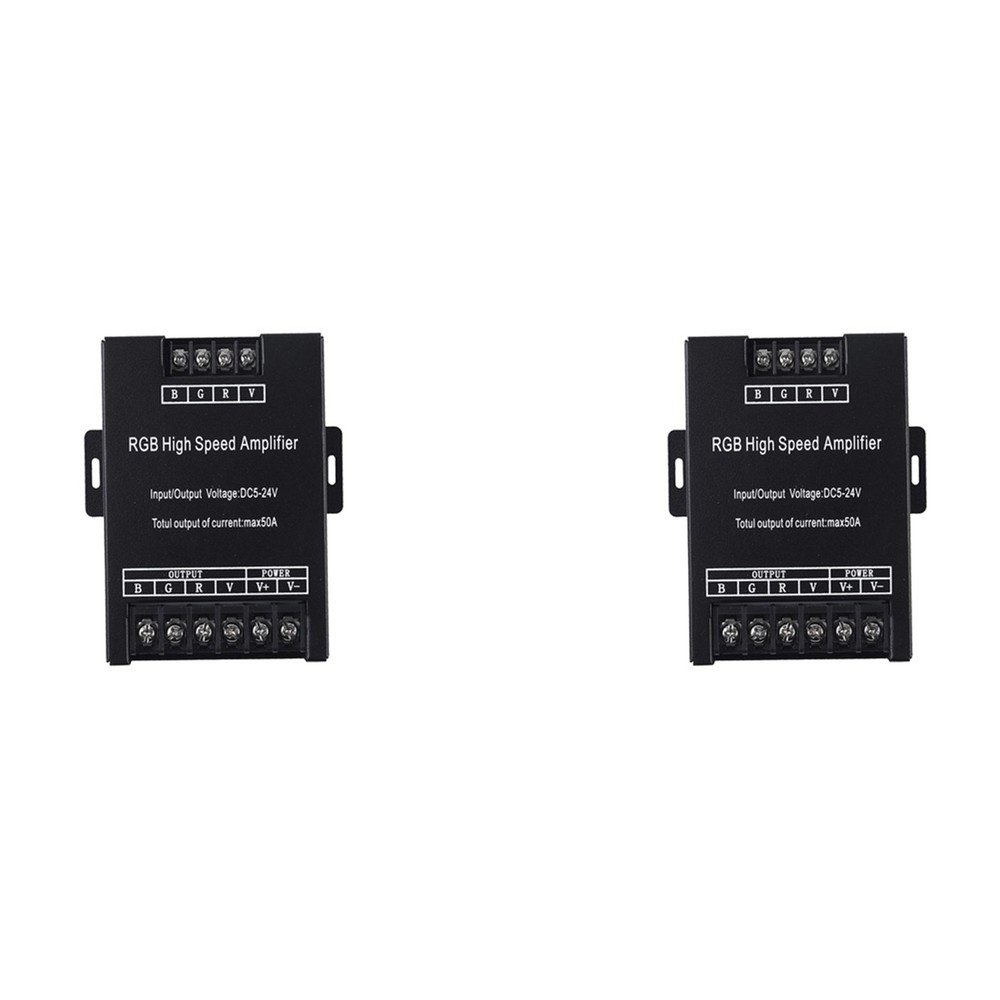 2X LED 30A 50A 400W RGB High Speed Amplifier LED Monochrome Amplifier Rep7479