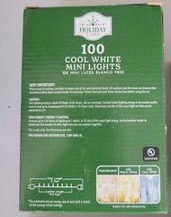 Holiday Time 100-Ct Cool White LED Mini Fairy Lights. NEW