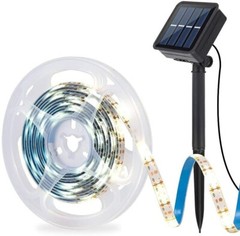Upgraded Solar LED Strip Flexible Lights 8 Lights Mode Waterproof Outdoor Decor