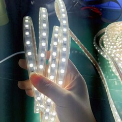 16-328FT 110V 5050 LED Strip Light Outdoor Tube Waterproof LED Rope US Plug Kit