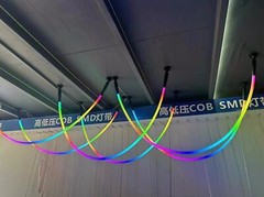 5V 6.56ft WS2811 USB RGB Neon LED Light Strip Home Decor 360 Round Reticulate