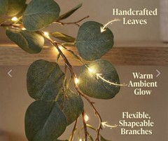 Twinkling Tree Fairy Light Olive Vine Tree Garland Waterproof Decoration 96 LEDs