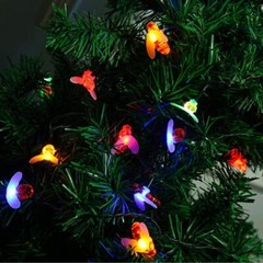 50 LED Solar Powered Bee String Lights Outdoor Yard Garden Decor Waterproof Lamp