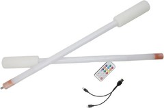 LED Poi LED Staff, Length 47.51 Inches, Stunning Light – Glow Staff Spinning Fun