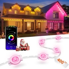Eternity Outdoor Lighting – 400ft Smart LED String Lights with Remote Control