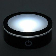 7 LED Colorful Round 3D Lasers LED Light Up Stand Lamp Base Display Home Decor