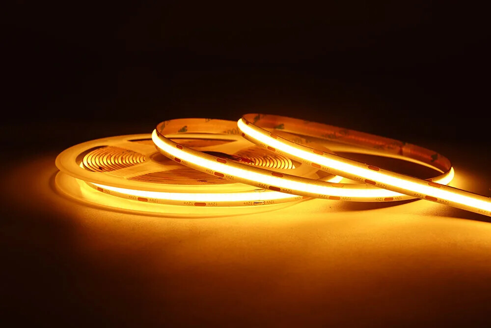COB LED Strip Light High Density Flexible COB 480/528LEDs/m Lights Tape Dimmable