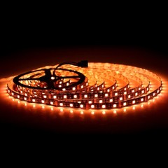 5PCS 16.4ft RGB LED Strip Light Black Roll 5050 Tape Light for Party Home Indoor