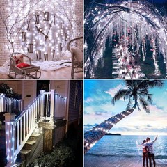🔥Solar String Lights LED Waterproof Copper Wire Xmas Garden Party Decor Outdoor