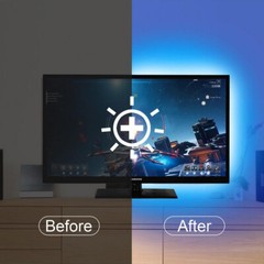 1-5M 5V USB 5050 RGB Color Changing LED Strip Lights TV PC Back Light Controller