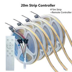 WS2811 COB Running Water Flowing LED Strip Light Race Wireless Remote Controller