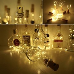 10 Pack Wine Bottle Lights with Cork 20 LEDs 6.6 Ft Fairy String Lights Battery