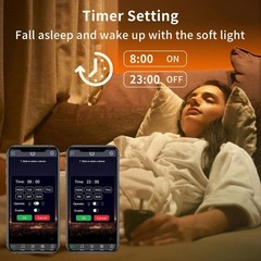 Modern 100ft LED Strip Lights with Bluetooth Control – Perfect for Home Decor