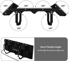 LED Flood Lights Outdoor, 800W(4750W Equivalent) 80000LM 6000K All Aluminum Shel