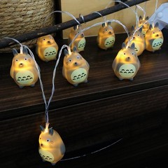 Grey Cat 10LED String Night Light Battery Powered Kids Room Decor 1.65m 1 PCS
