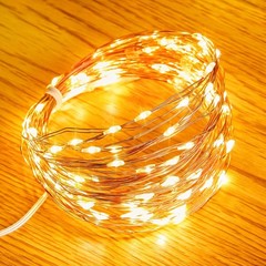 Battery Operated Copper Wire LED Fairy String Lights DIY Home Party Decorations