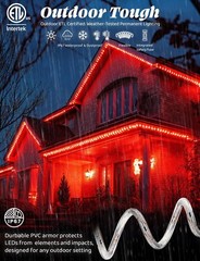 10/25/50/100/150FT Red Thick LED Rope Lighting Accent Indoor Outdoor Xmas Tree