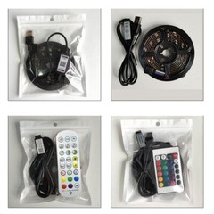 1-5M 5V USB 5050 RGB Color Changing LED Strip Lights TV PC Back Light Controller