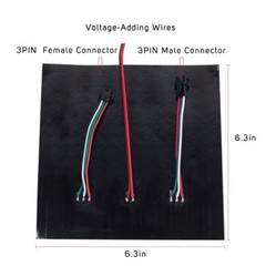 WS2812B LED Pixel Strip Light Advertising Display Panel Digital Flexible Screen