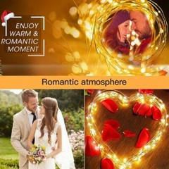 100-300 LED Solar Fairy String Light Copper Wire Outdoor Waterproof Garden Decor