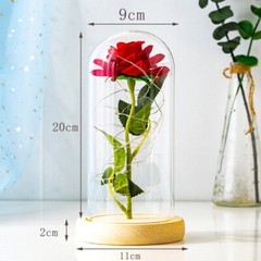 Eternal Rose LED Light Christmas Valentine’s Day Anniversary Favors Wedding Gift