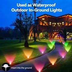 Smart Permanent Outdoor Lights 50 Ft 36 LEDs IC+RGB Eaves Lights for House Decor