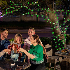 Enchanted Forest Fairy Lights – Leaf Vine Garland Indoor String Lights with USB