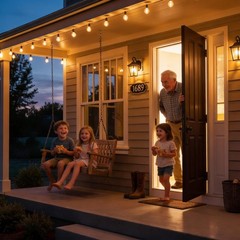 25 FT Outdoor String Lights, Waterproof Patio Light 13 LED Bulbs
