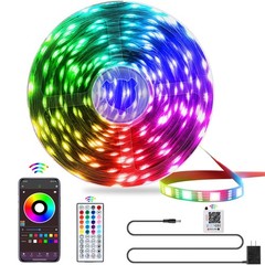 QZYL LED Lights for Bedroom, 25FT RGB Strip with 25ft, Multicolor