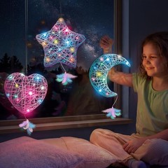3D String Art Kit for Kids, Light Up String Light Toy with 30 Multi-Colored L…