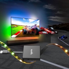 Lytmi HDMI 2.0 TV LED Backlight RGBIC Sync Light Strip for 25-55” TV Cuttable