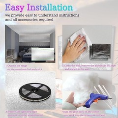 DIY Thunder Cloud Light Kit – LED Music Sync, Multicolor Lightning Room Decor
