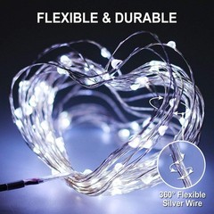 🔥Solar String Lights LED Waterproof Copper Wire Xmas Garden Party Decor Outdoor
