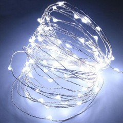12 Pack 20 LED 6.6ft Battery Operated Mini LED Copper Wire String Fairy Lights